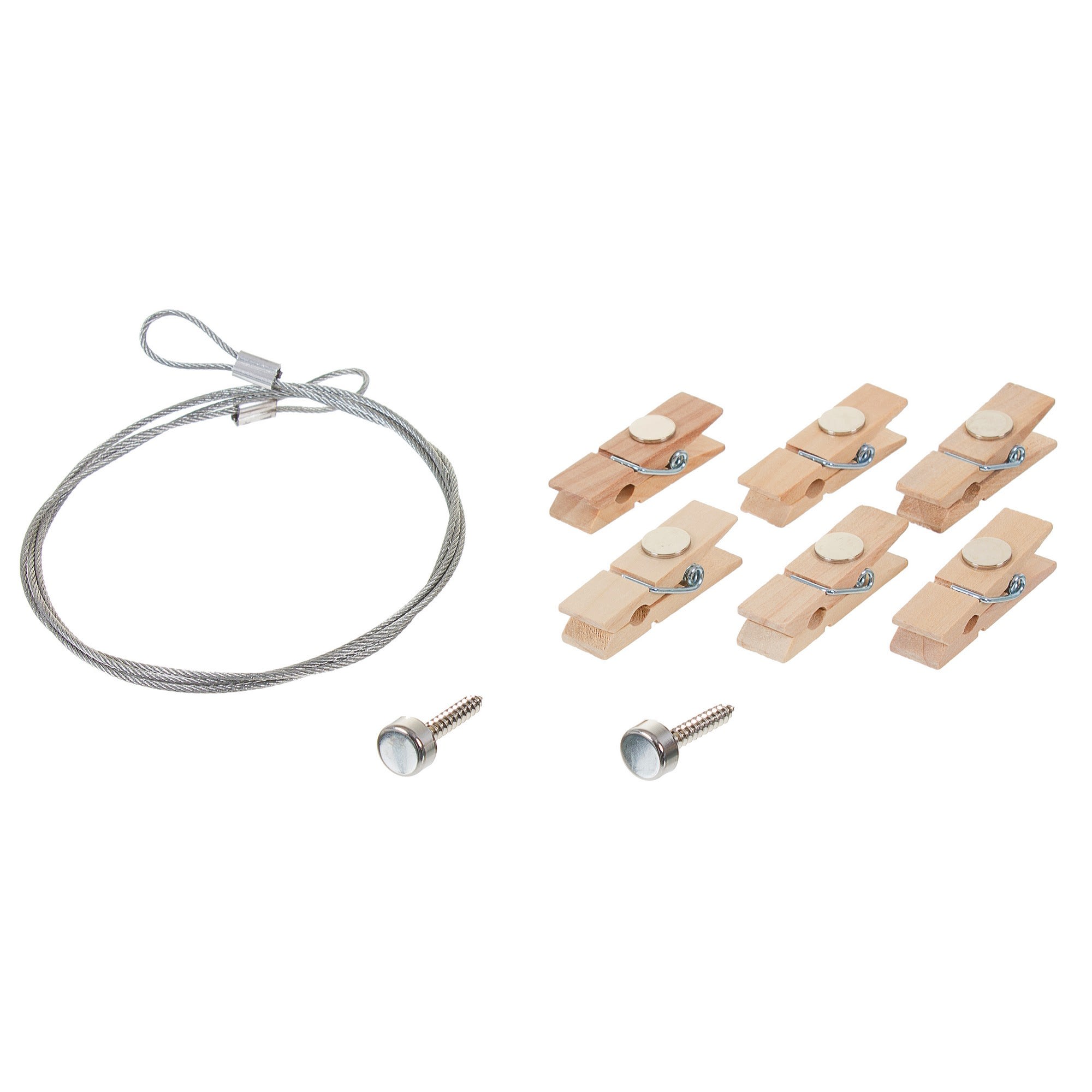 81931749 Держатель для фото подвесной прищепка 120 см Santreyd 