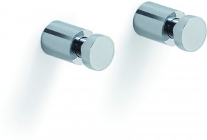 2227(13) Gedy, пара коротких крючков, цвет хром