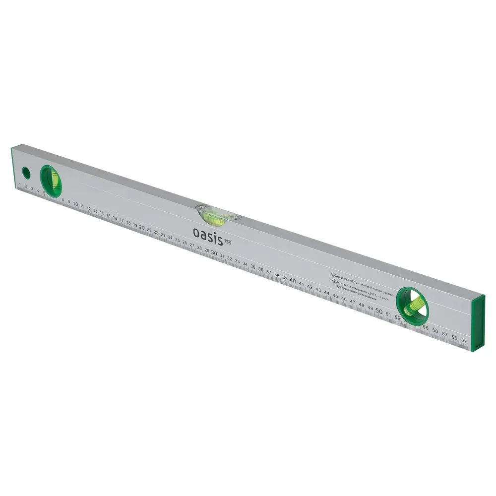 Уровень пузырьковый Oasis 103040500002 3 глазка 600 мм STLM-2169549 - Вид №1