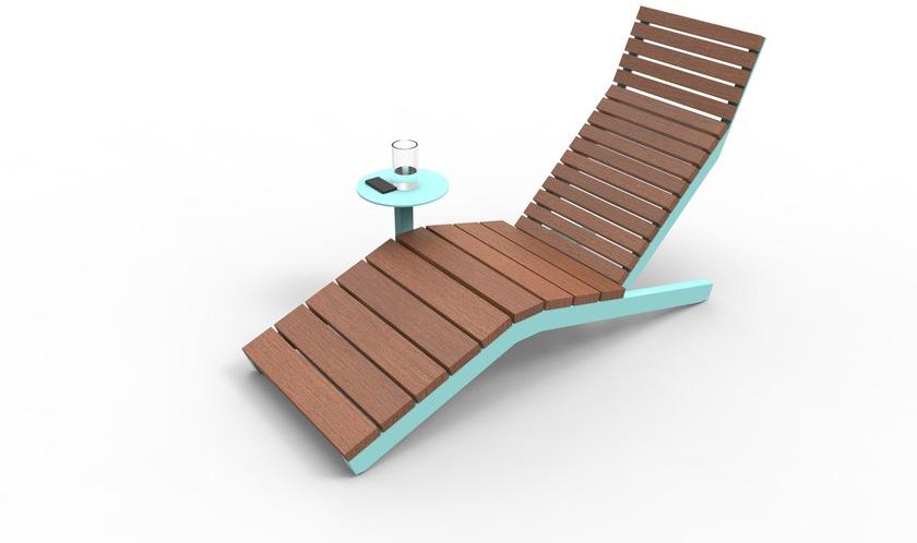 mmcité1 Садовая кушетка из стали и дерева sun-id-1473235 - Вид №5