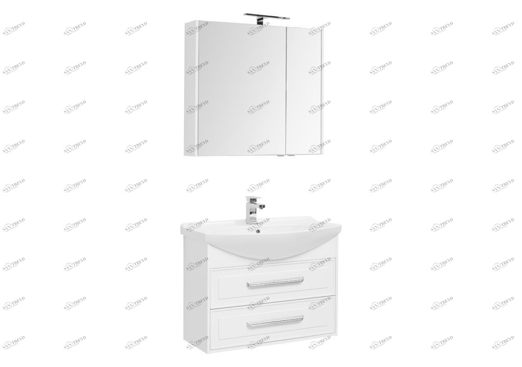 Мебель для ванной Aquanet Остин 85 белый 00213135