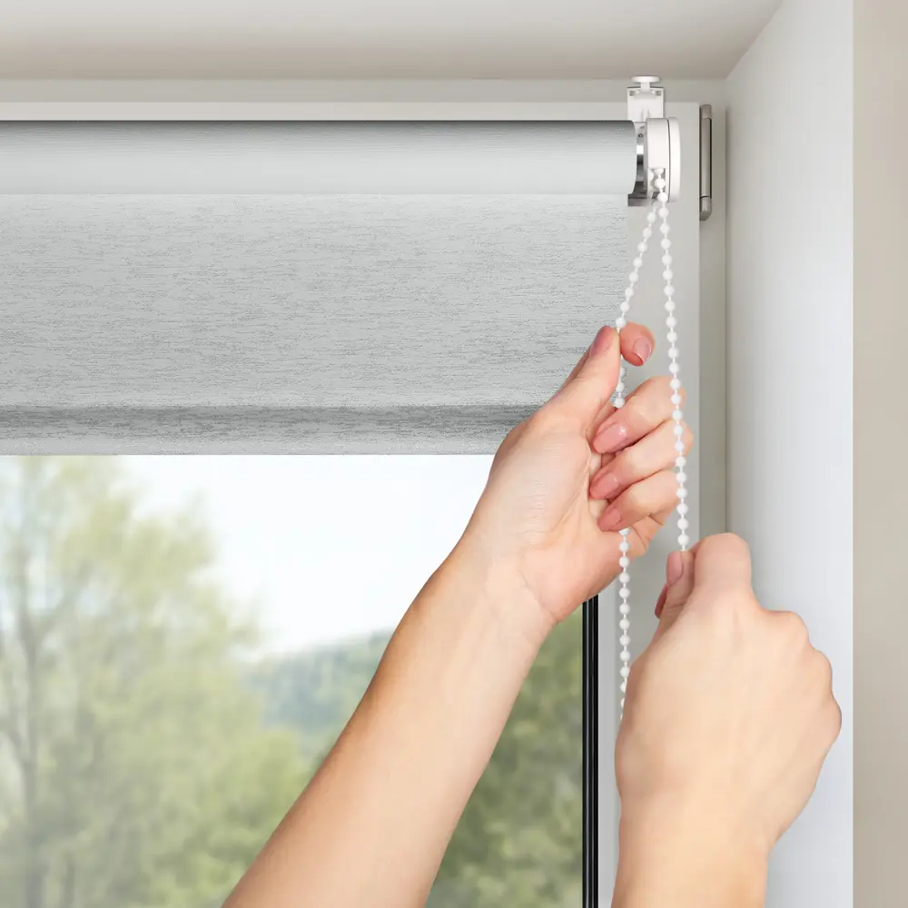 Штора рулонная Shine 100x160 см серая PRAKTO STLM-2134742 - Вид №5