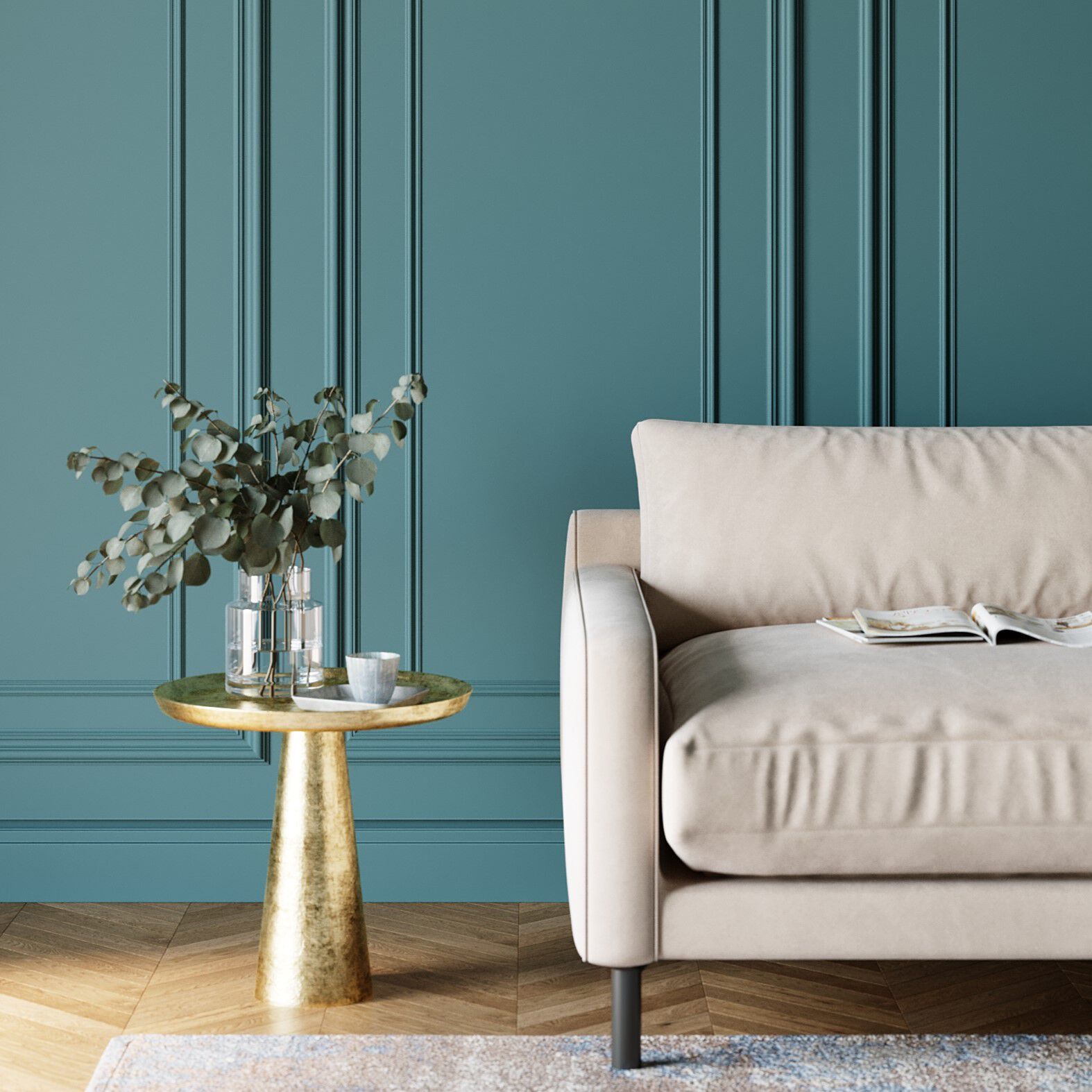 Высокий алюминиевый журнальный столик KARE Design Kare design Masterpieces ARCH-00074683 - Вид №1