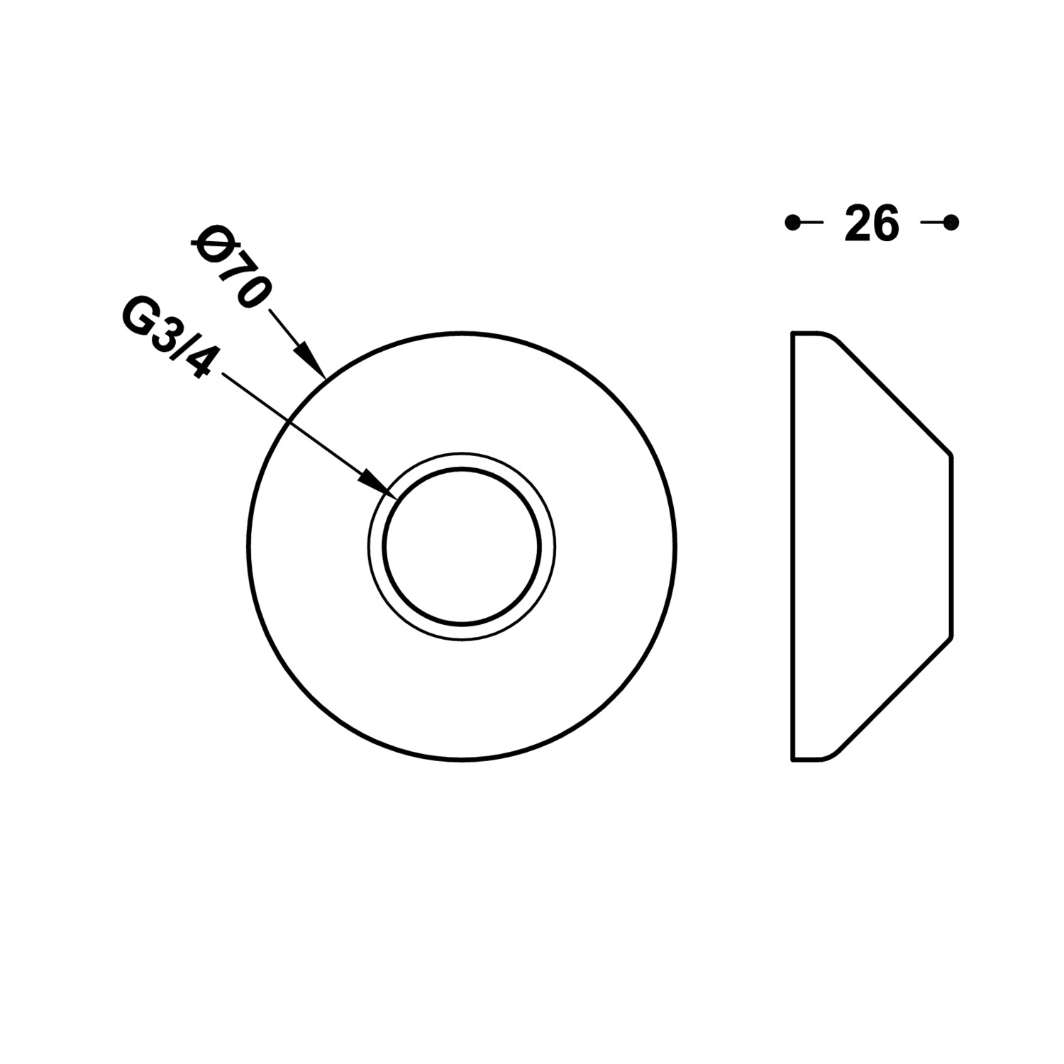 Накладка для специального смещения-9134781 TRES RICAMBI - Вид №1