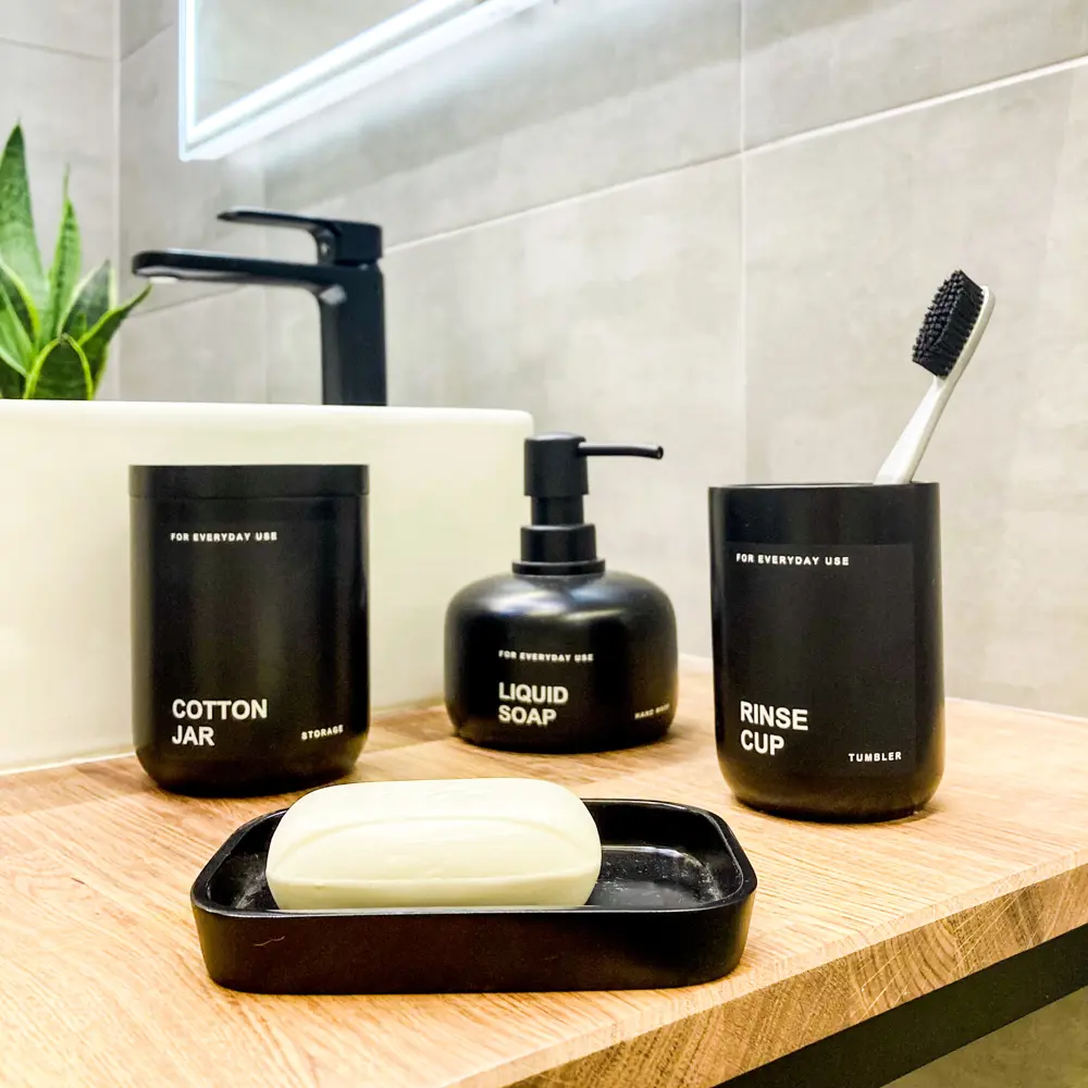 Стакан для зубных щеток VIDAGE Anthracite - минимализм и практичность 89720275 Antracite STLM-0079875 - Вид №2