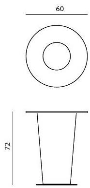 GARDA DESIGN Кашпо для общественных мест / стол для общественных мест из листового металла Wonderland sun-id-1393962 - Вид №5