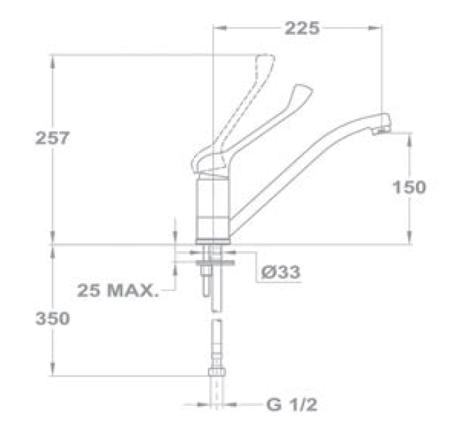 159-0025-00 Смеситель Mofem Junior Santreyd - Вид №1