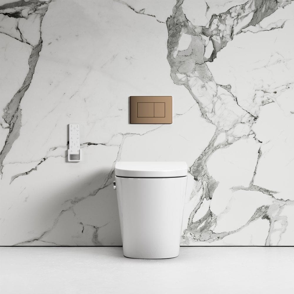 Напольный керамический туалет биде с налетом и кассетой LUSSO INTELLISMART ARCH-00036445 - Вид №21