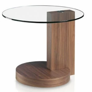 Журнальный столик со стеклянной столешницей коричневый Personal Angel Cerda ANGEL CERDA PERSONAL 00-3865533 Коричневый