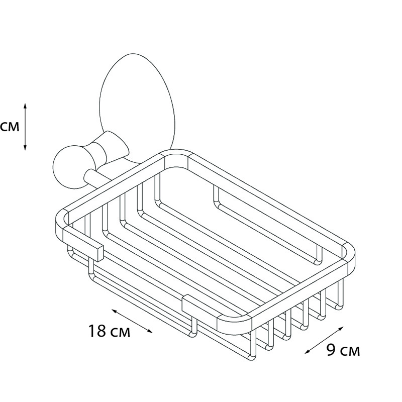 Мыльница решетка Grampus BRIZ GR3009 - Вид №2