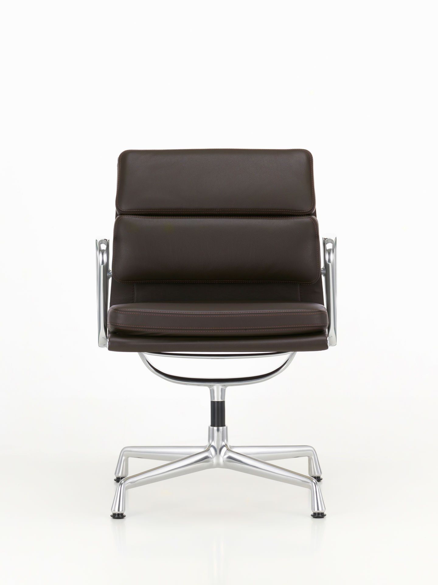 Кожаный спиц поворотный стул с подлокотниками VITRA Eames Soft Pad Group ARCH-00078216 - Вид №42