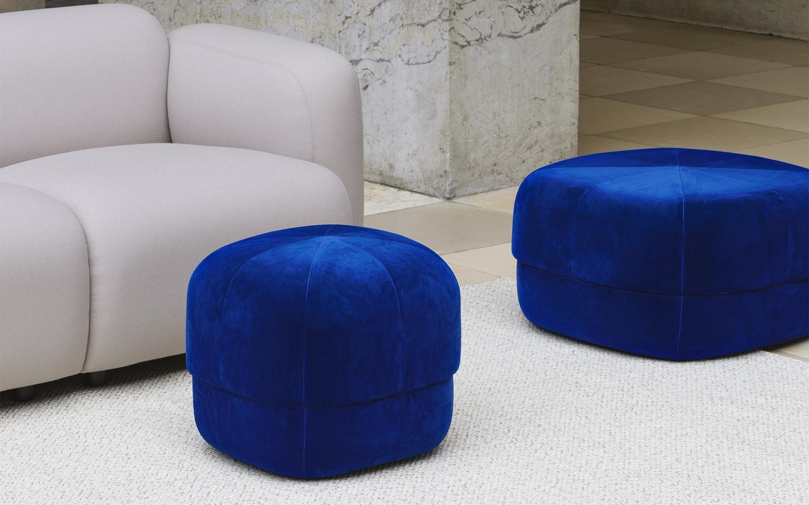 601064 Pouf Small Electric blue Норманн Копенгаген Normann Copenhagen Circus - Вид №1