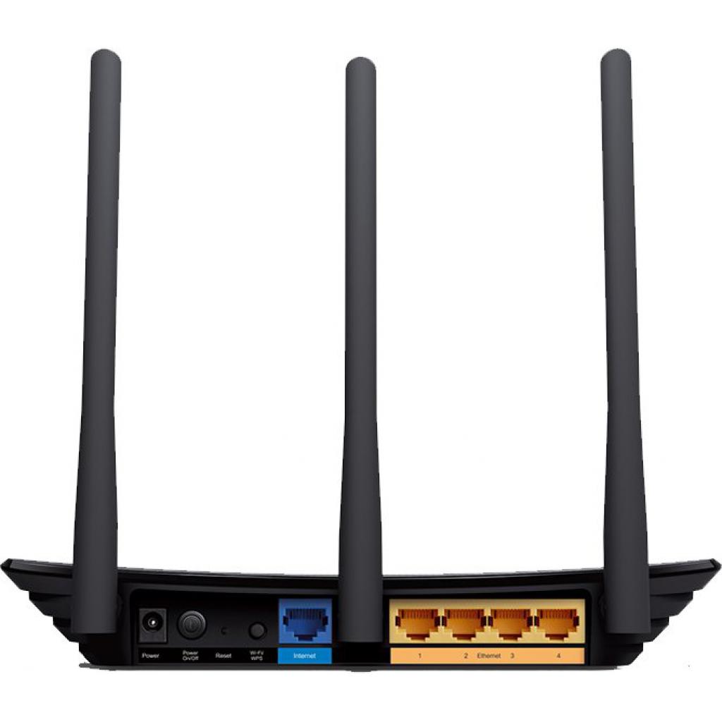 TL-WR940N 450M 450mbps wireless n router, qca (atheros), 3t3r, 2.4ghz, 802.11b/g/n, 1 10/100mbps wan + 4 10/100mbps lan ports, with 3 fixed antennas TP-Link Santreyd  - Вид №1