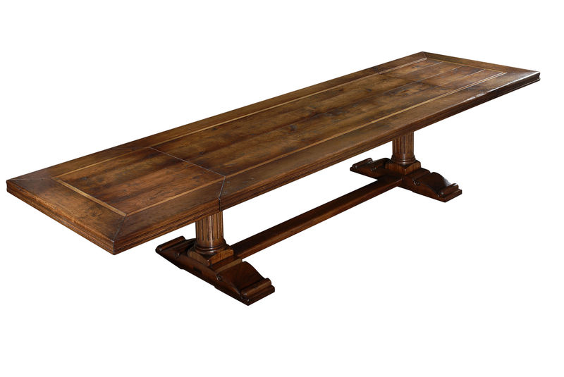 HT306 Стол Pemberley с шевронными листьями ijlbrown  - Вид №1