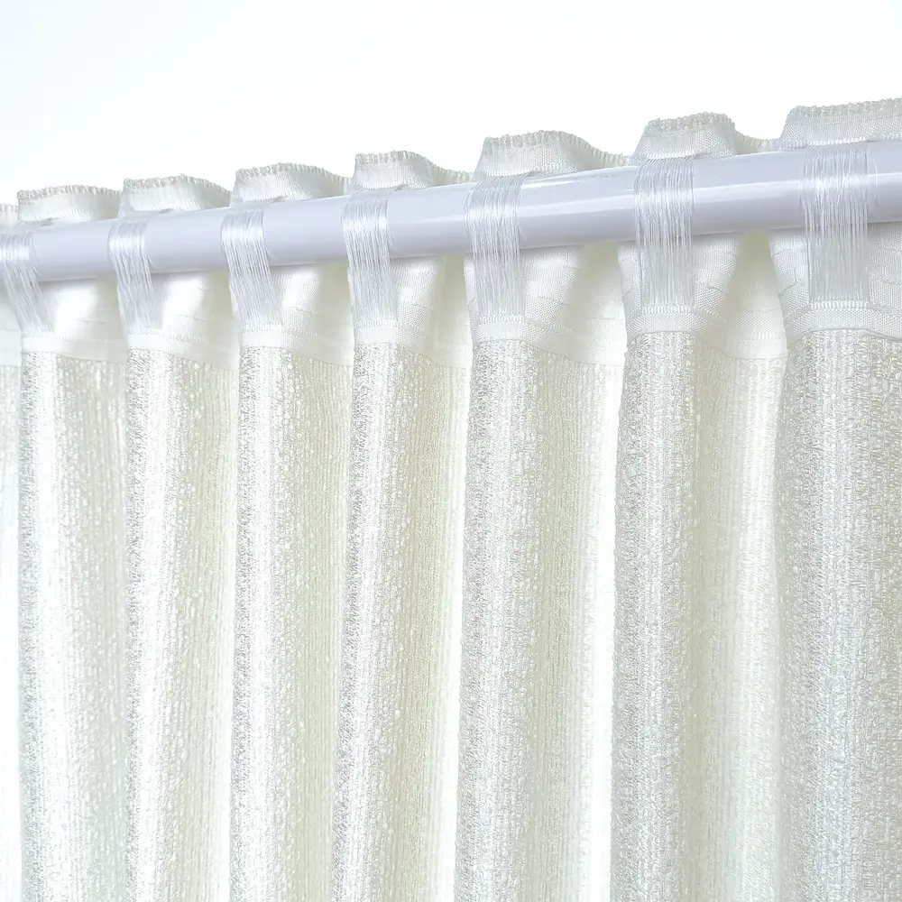 Штора на ленте со скрытыми петлями Elsa 200x280 см цвет бежевый Santreyd STLM-2108633 - Вид №10