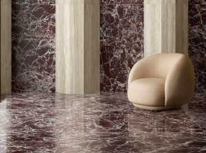 Пол / керамогранит с мраморным эффектом