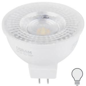 Лампа светодиодная Osram спот GU5.3 4.2 Вт 380 Лм нейтральный белый свет