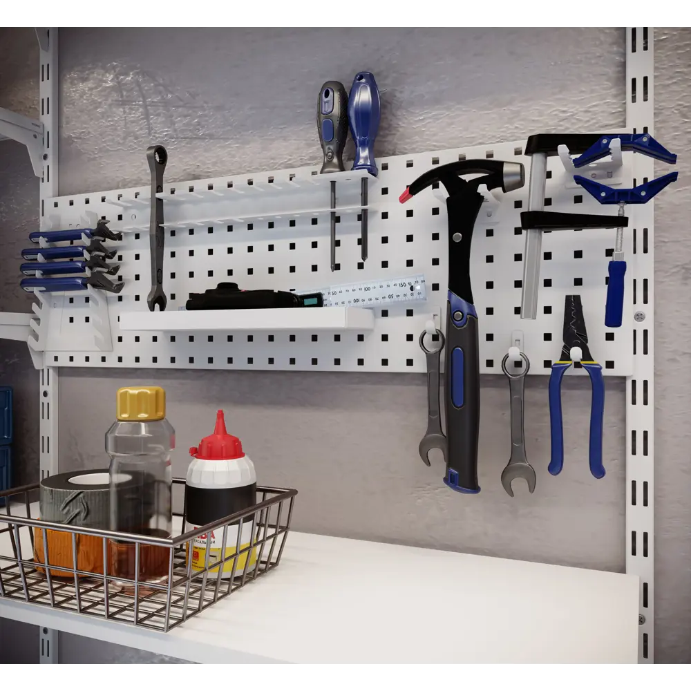 Перфопанель SPACEO для организации инструментов 79х25 см 89352330 STLM-1074144 - Вид №6