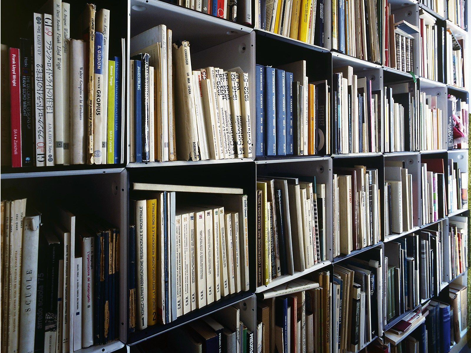 Алюминиевый модульный офисный книжный шкаф Martinelli Luce BOX ARCH-00042789 - Вид №2