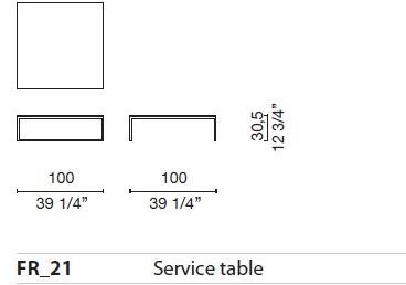 Cappellini Стол с металлической трубкой Fronzoni ’64 sun-id-1416200 - Вид №5