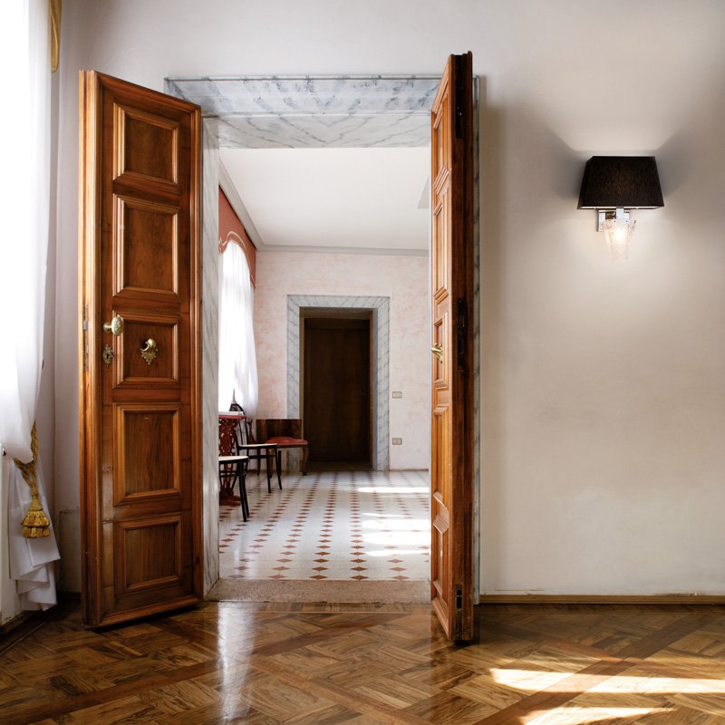 Светильник настенный черный Fabbian D69D0302 FABBIAN  00-3882507 Черный  - Вид №2