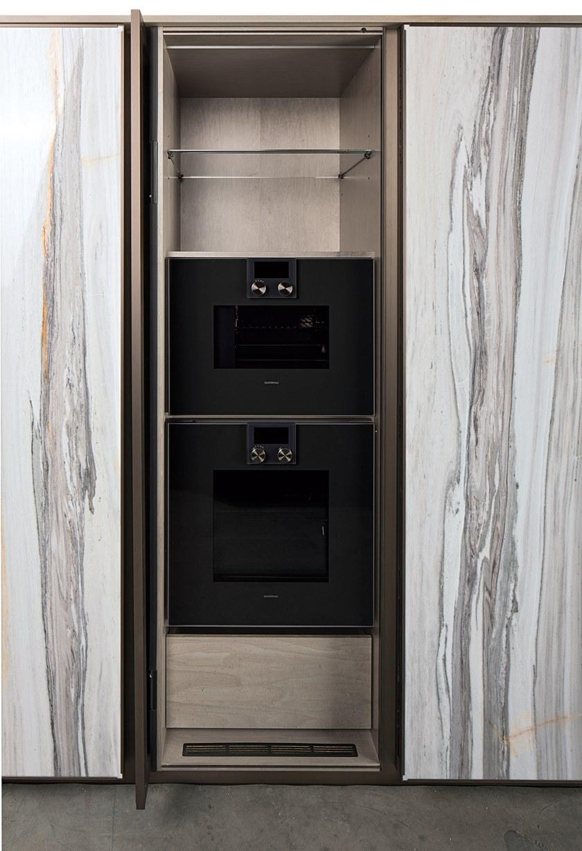 Giorgetti Модульная деревянная кухня со встроенными ручками sun-id-1380092 - Вид №5