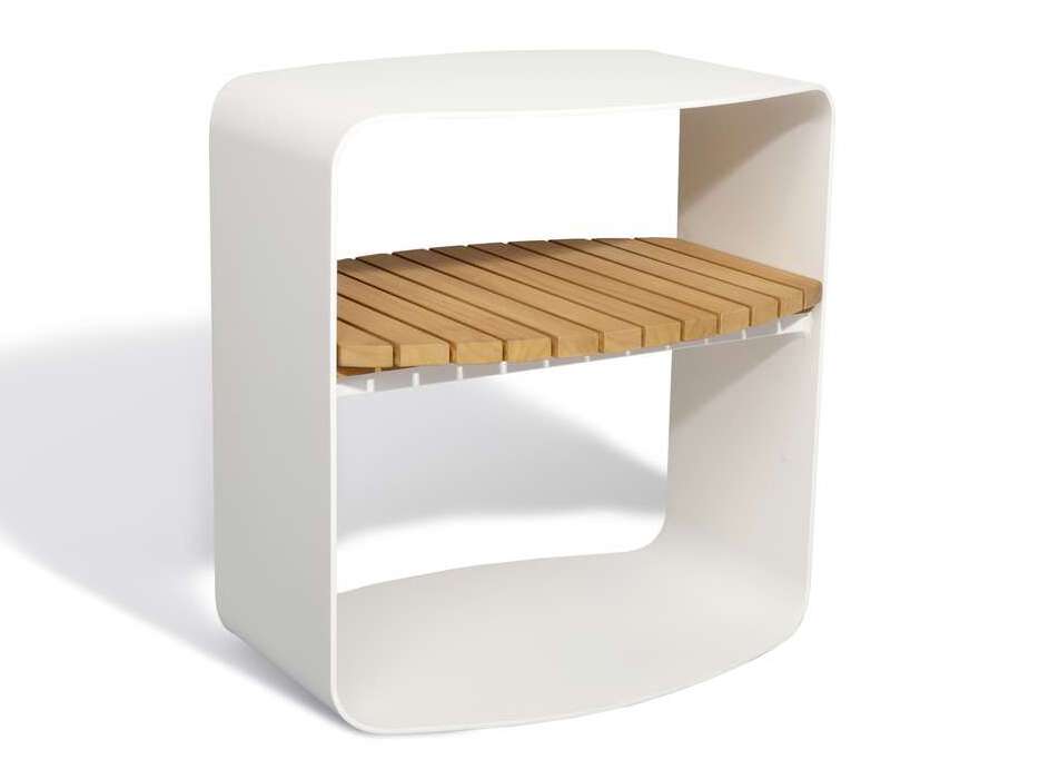 Высокий садовый столик из алюминия и ТИКа с журнальной стойкой Mindo Mindo 109 ARCH-00104018 - Вид №9