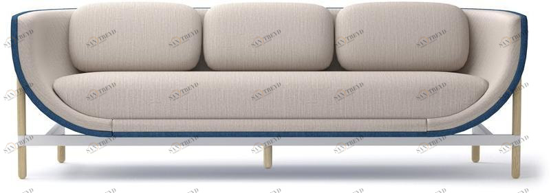 Casala 3-х местный тканевый диван Capsule 4250/13