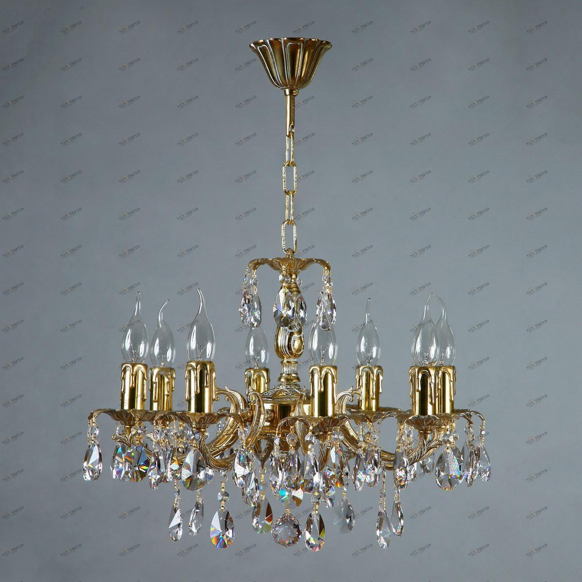 Подвесная люстра Ambiente Benisa 2226/8 WP Tear Drop бронза AMBIENTE ДИЗАЙНЕРСКИЕ, BENISA 188216 Бронза 