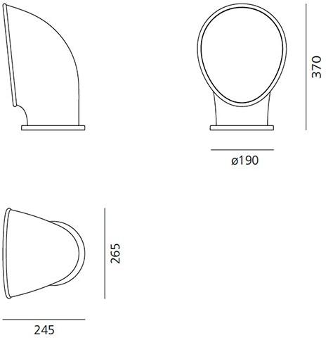 Artemide Напольный светодиодный торшер из алюминия sun-id-1431225 - Вид №3