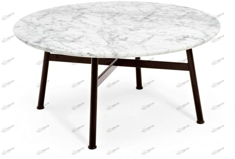 Varaschin Круглый журнальный столик из мрамора Summer set 3018