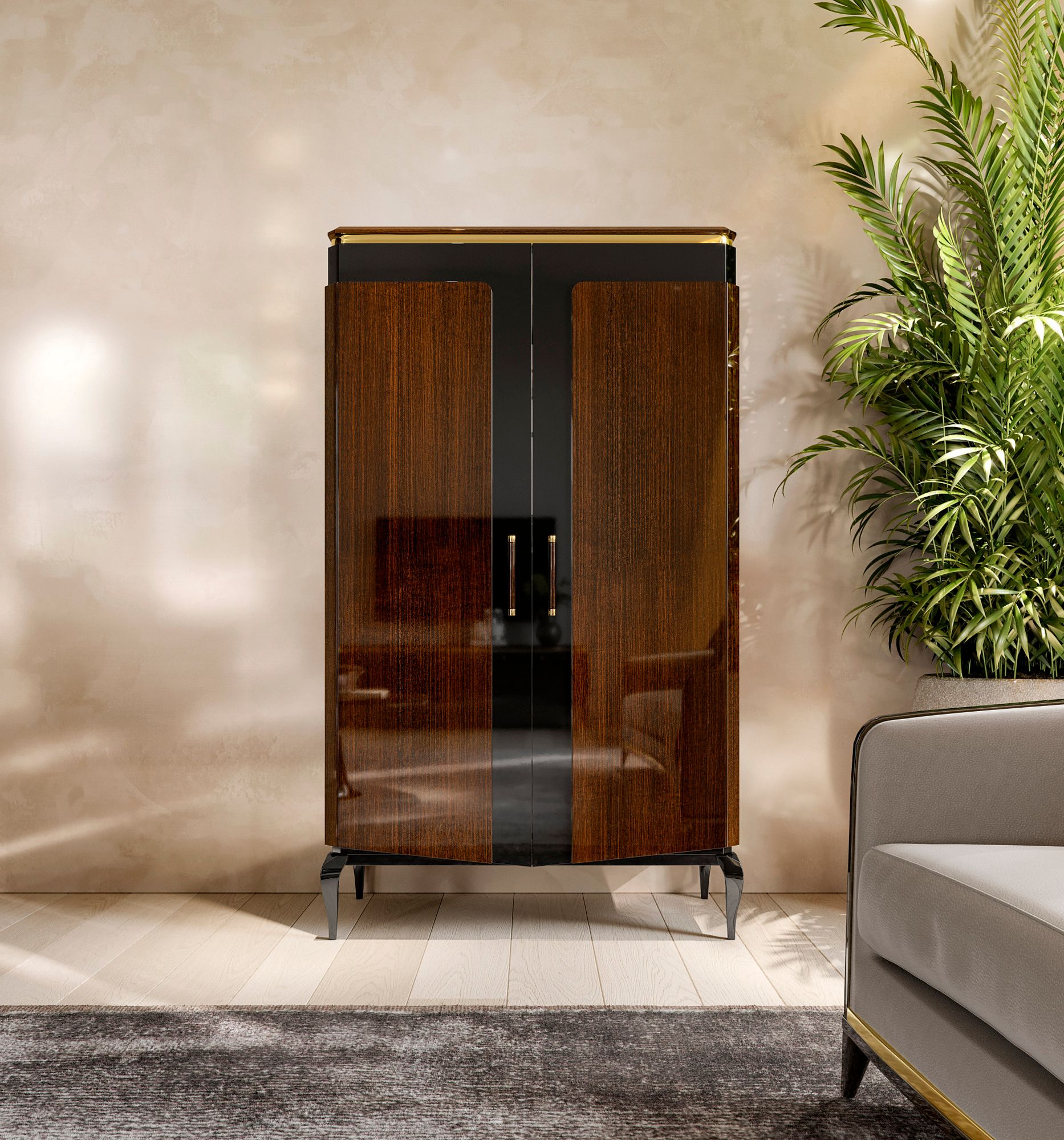 Деревянный барный шкаф A.R. Arredamenti Виктор ARCH-00006848 - Вид №1