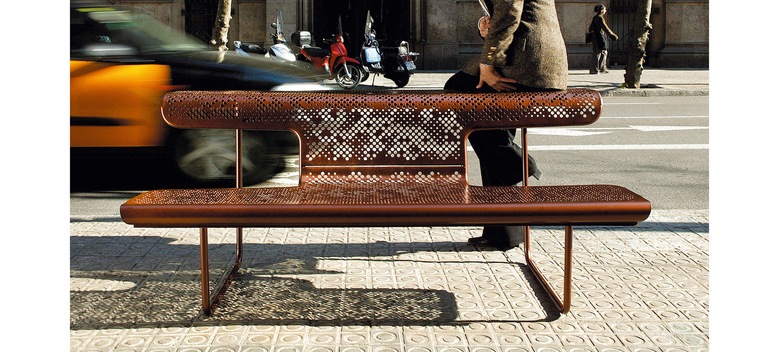 007154 Скамейка Poet BD Barcelona Design  - Вид №3