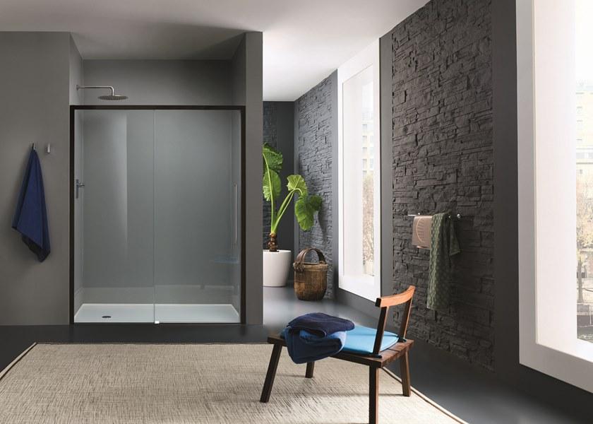 INDA® Душевая кабина стеклянная ниша с раздвижной дверцей Trendy design sun-id-1424609 - Вид №1