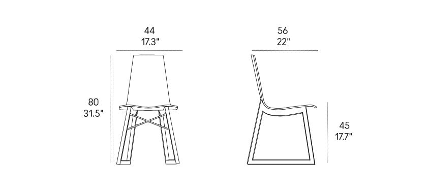 Деревянный стул для саней Casamania & Horm ARCH-00034017 - Вид №9