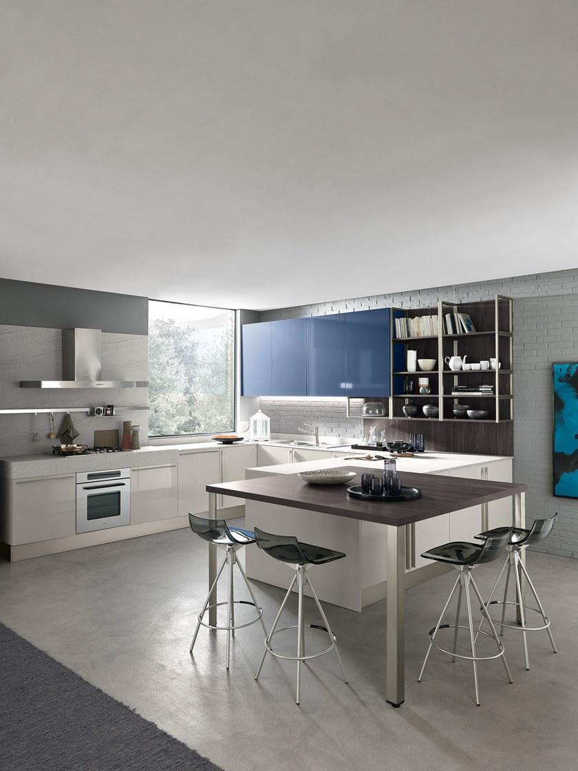 Febal Casa Модульная кухня из ламината с полуостровом sun-id-1369677 - Вид №3