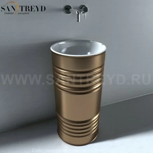 474339 Напольная раковина стоящая круглая Kerasan Artwork