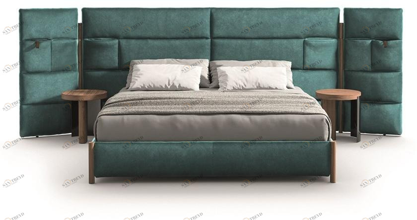 Cassina Кровать с мягким изголовьем Bio-mbo sun-id-1462838