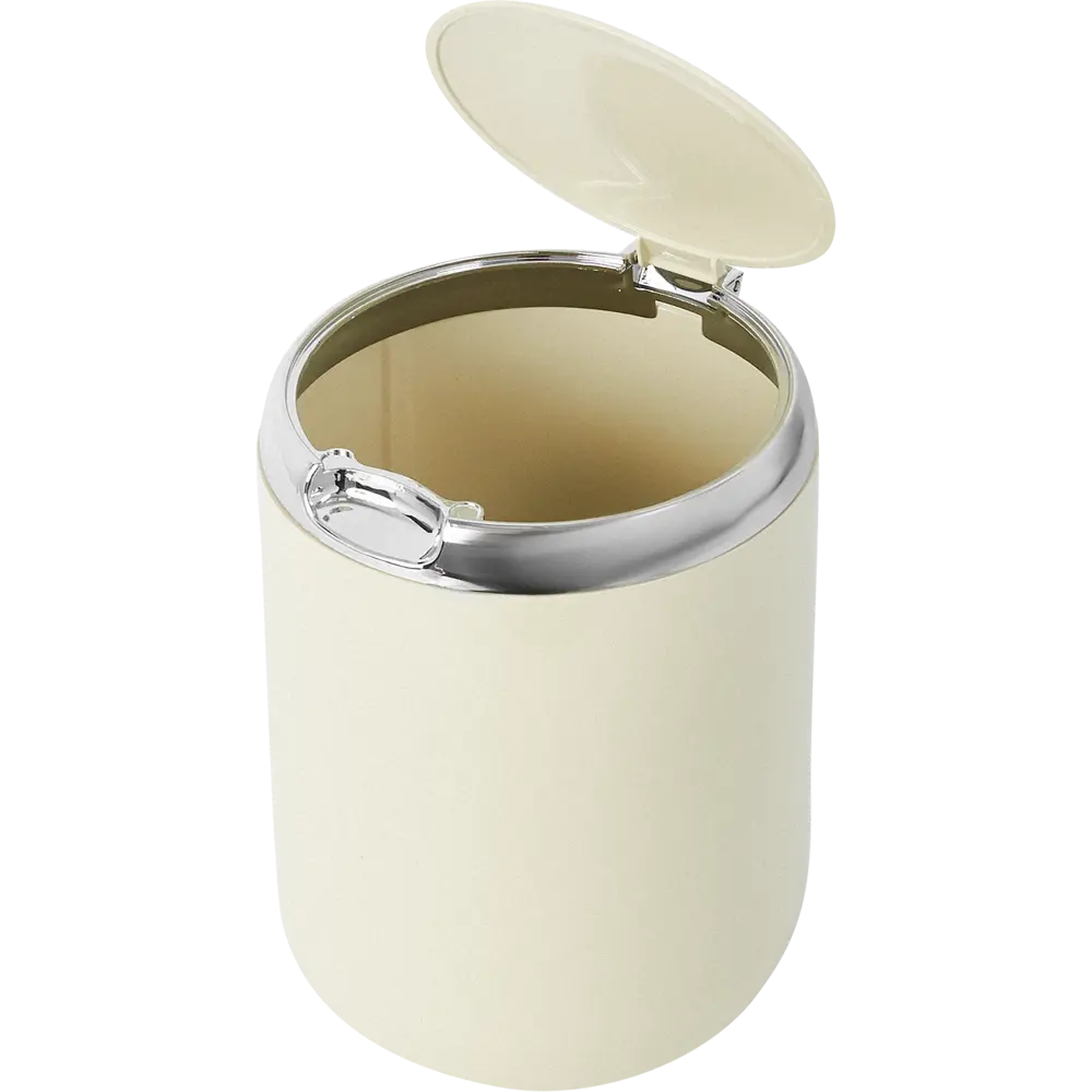 Урна для мусора Primanova Lima 3 л цвет бежевый STLM-2024943 - Вид №2