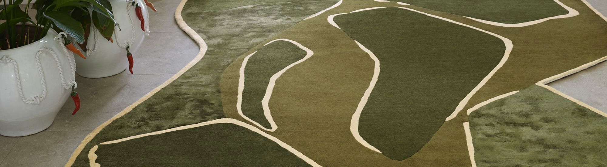 Ковер ручной работы с рисунком Toulemonde Bochart MUSE ARCH-00090464 - Вид №5