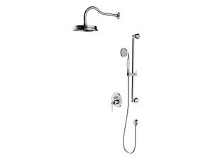 Встраиваемый душевой набор с душем и ручным душем