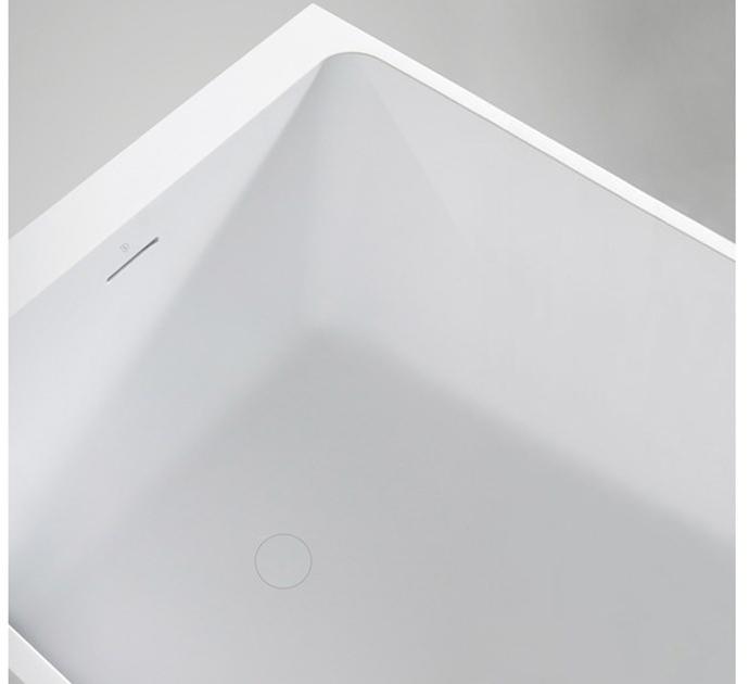 Blu Bathworks® Прямоугольная ванна синего цвета ∙ stone ™ Metrix Bt0104.01 - Вид №2