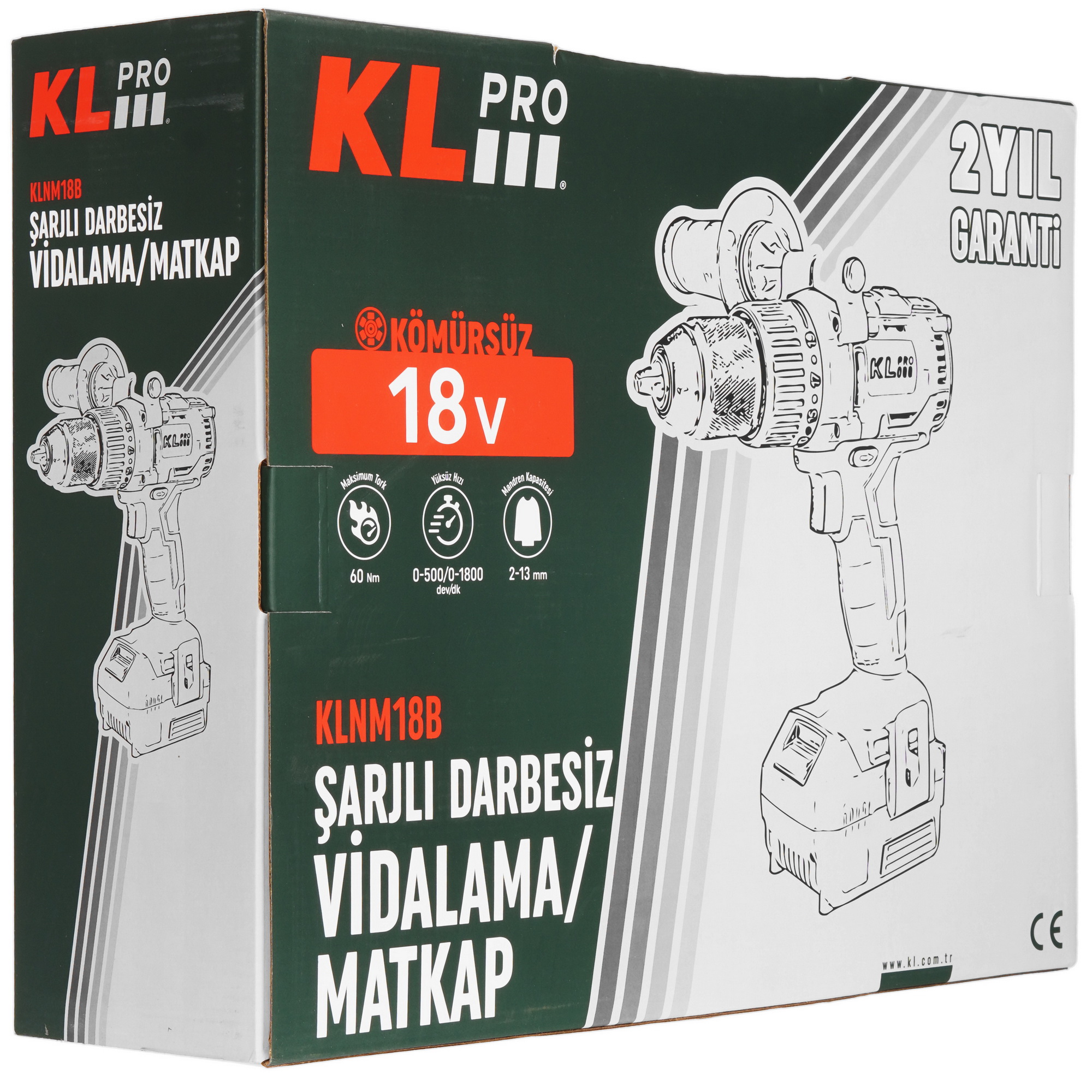 Дрель-шуруповерт KLPRO KLDM18BHX-50 9154017 STDN-0013506 - Вид №10