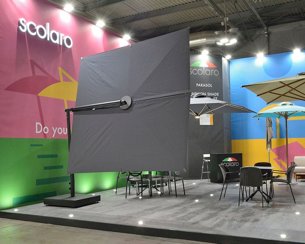 Алюминиевый поворотный зонтик с порошковым покрытием Scolaro Parasol ARCH-00041927 - Вид №13