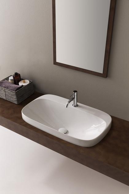 Накладная раковина на столешницу  овальная Scarabeo Ceramiche Moon sun-id-1418311 - Вид №2