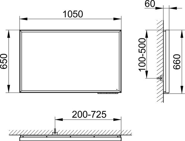 14598172000 Зеркало с подсветкой KEUCO Royal Lumos - Вид №8