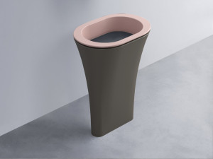 AMLA65-CP+AMPILO-BA+AMCOLO-FN Раковина Amedeo Ovale отдельностоящая cielo Enjoy + Amedeo