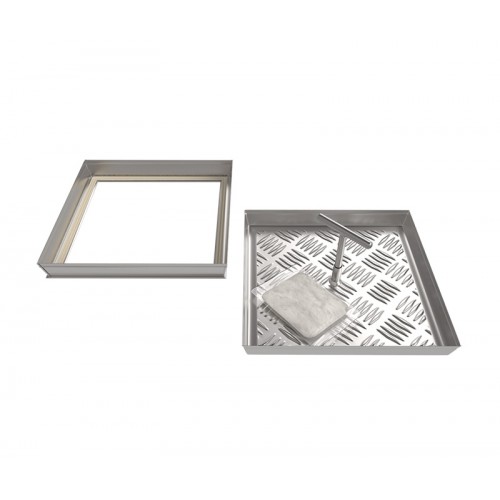 Напольный люк под плитку, съемный 600Х600 ВОЗРОЖДЕНИЕ sun-id-1025133 - Вид №2