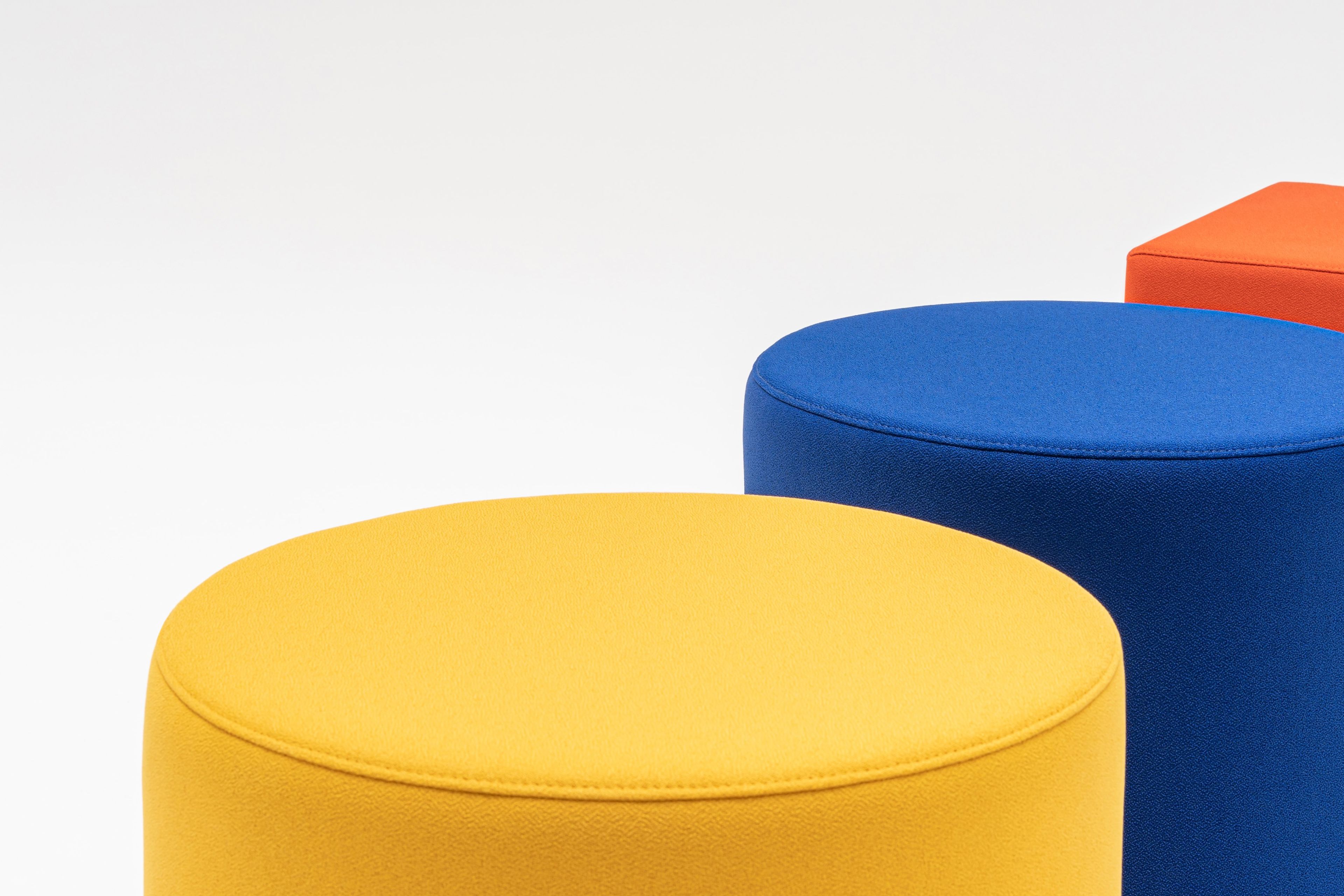 Круглый пуф из ткани MDD Mix ARCH-00032658 - Вид №39