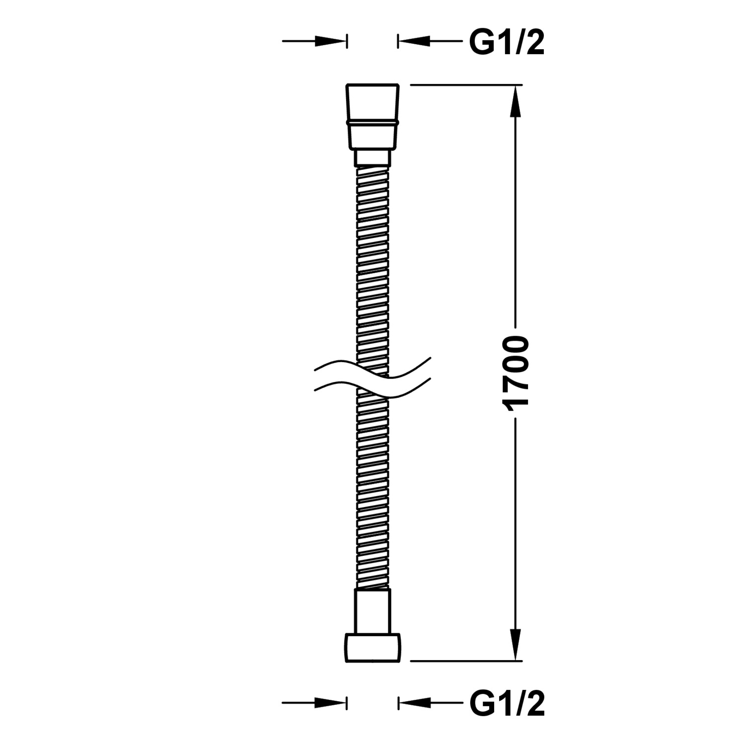 Армированный металлический шланг-9134828 TRES RICAMBI - Вид №1